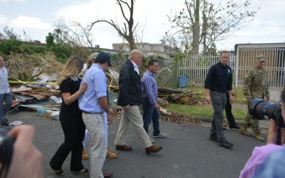 Según Trump, Puerto Rico no vive una “catástrofe real” como la de Katrina