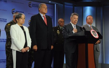Nuestra Fuerza Pública no dispara contra civiles: Juan Manuel Santos