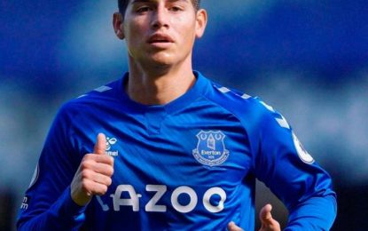 James Rodríguez Llevaba 422 Minutos En 5 Partidos Con El Everton